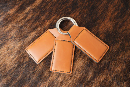 Keychains: Premium Leatherette® - #LoneStar Adhesive#