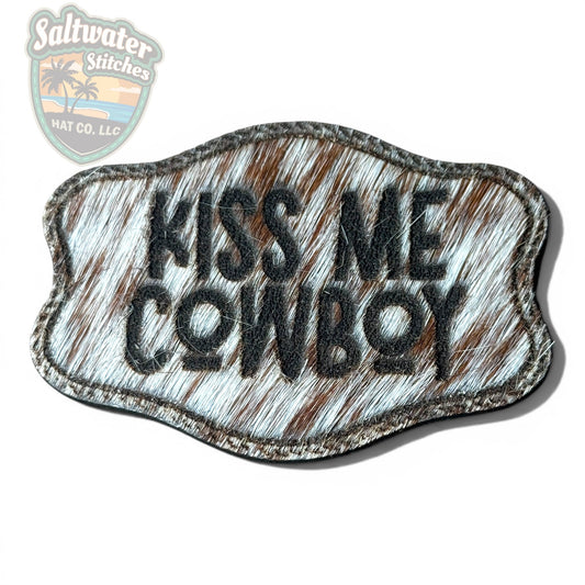 Kiss Me Cowboy Buckle - Collective - LoneStar Adhesive