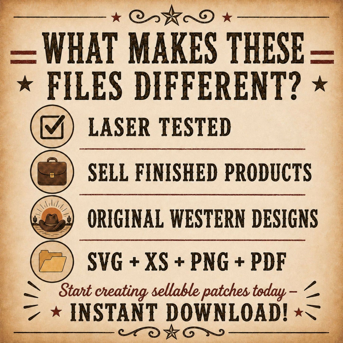 Lamb Livestock Show Hat Patch SVG Bundle, 16 Western Sheep Designs, Laser Engraving Files, XS PNG PDF - LoneStar Adhesive