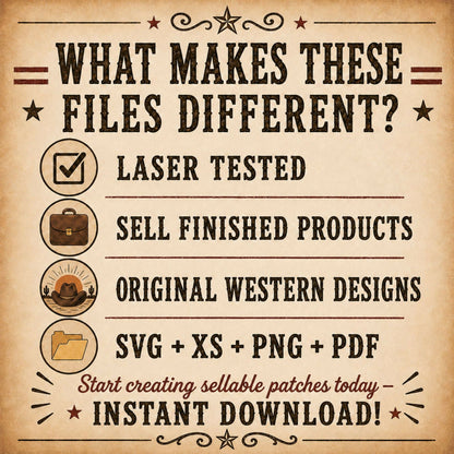 Lamb Livestock Show Hat Patch SVG Bundle, 16 Western Sheep Designs, Laser Engraving Files, XS PNG PDF - LoneStar Adhesive