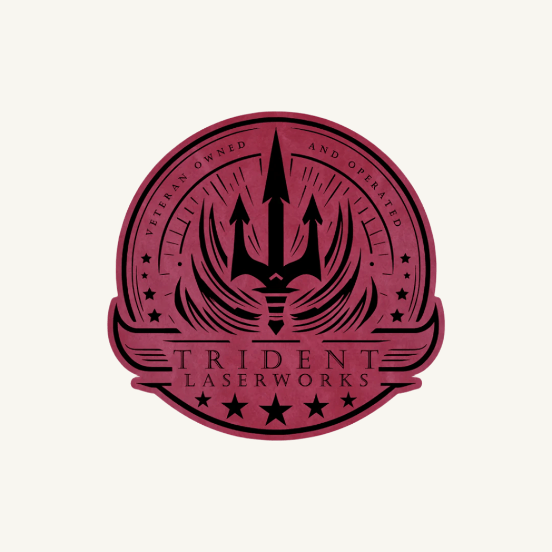 Laser Engraved NO - FOAM Leatherette Patches - LoneStar Adhesive