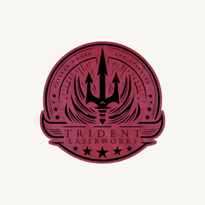 Laser Engraved NO - FOAM Leatherette Patches - LoneStar Adhesive