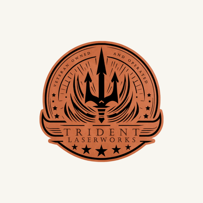 Laser Engraved NO - FOAM Leatherette Patches - LoneStar Adhesive