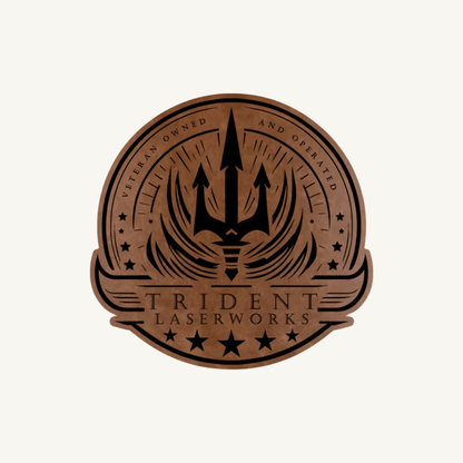 Laser Engraved NO - FOAM Leatherette Patches - LoneStar Adhesive