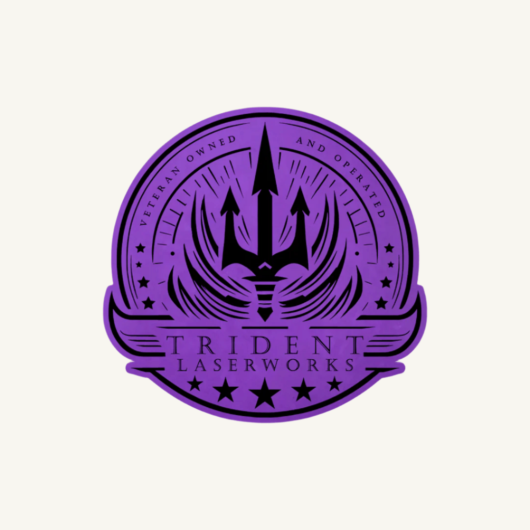 Laser Engraved NO - FOAM Leatherette Patches - LoneStar Adhesive