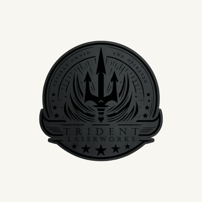 Laser Engraved NO - FOAM Leatherette Patches - LoneStar Adhesive