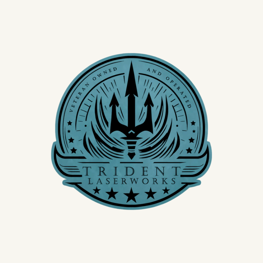 Laser Engraved NO - FOAM Leatherette Patches - LoneStar Adhesive