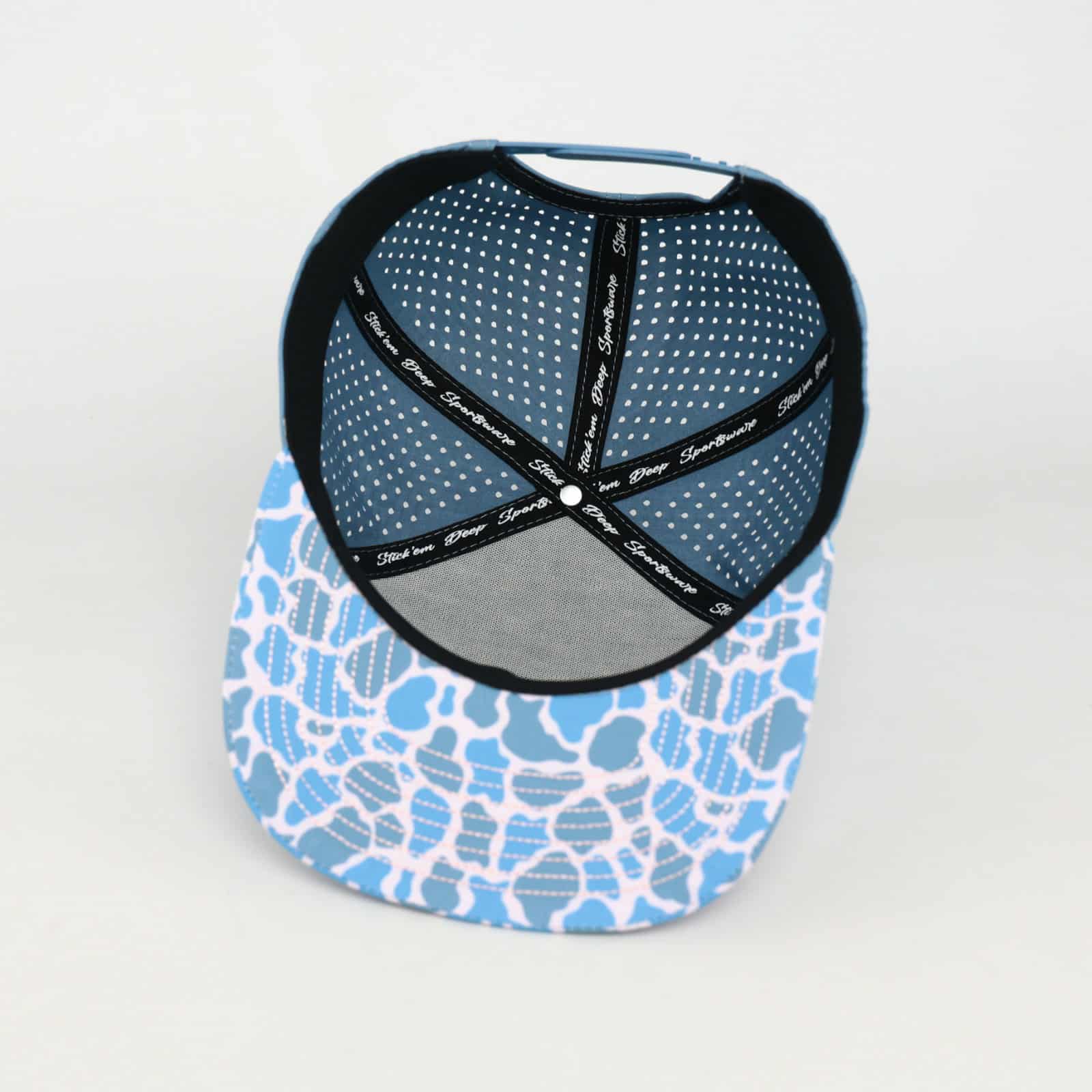 light shade of pink front with blue camo - LoneStar Adhesive