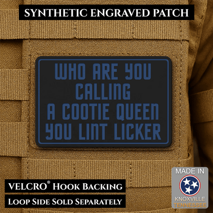 Lint Licker Funny Quote Morale Patch, 2x3" | Made in USA | VELCRO® Brand Hook Backing - #LoneStar Adhesive#
