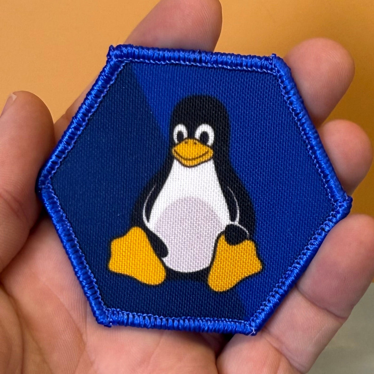 Linux Tux Penguin Morale Patch, 3x3" | Made in USA | VELCRO® Brand Hook Backing - #LoneStar Adhesive#