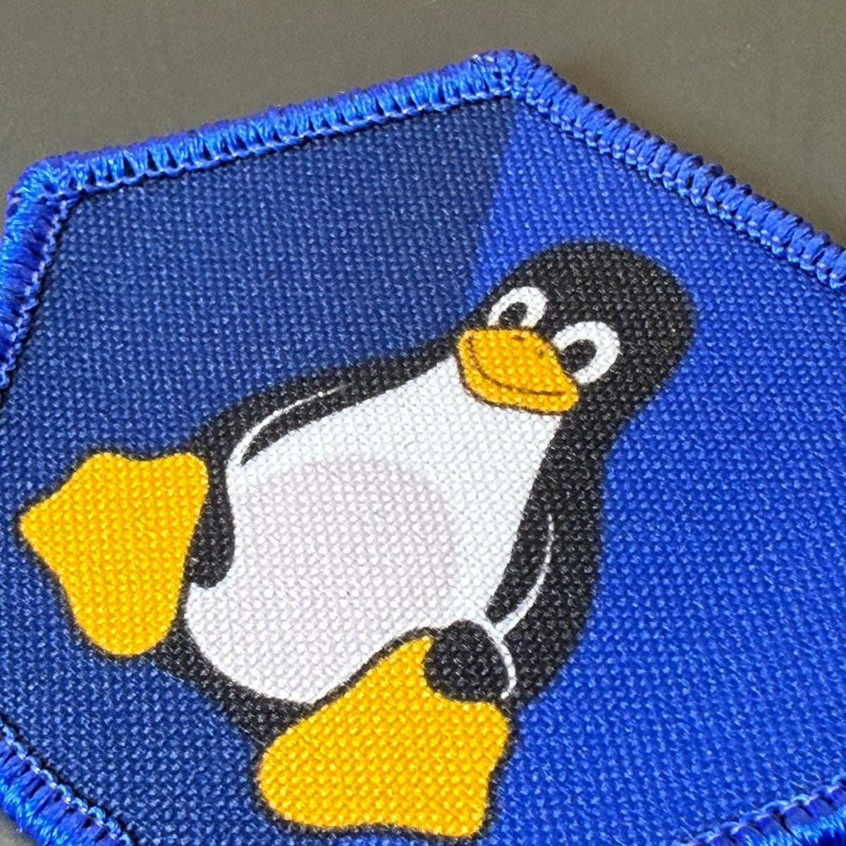Linux Tux Penguin Morale Patch, 3x3" | Made in USA | VELCRO® Brand Hook Backing - #LoneStar Adhesive#