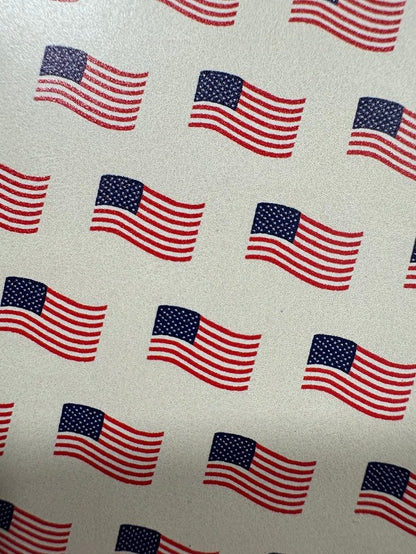 Lonestar Leatherette UV Printed American Flag Pattern - #LoneStar Adhesive#