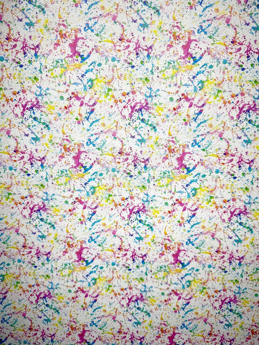 Lonestar Leatherette UV Printed Paint Splatter pattern - #LoneStar Adhesive#