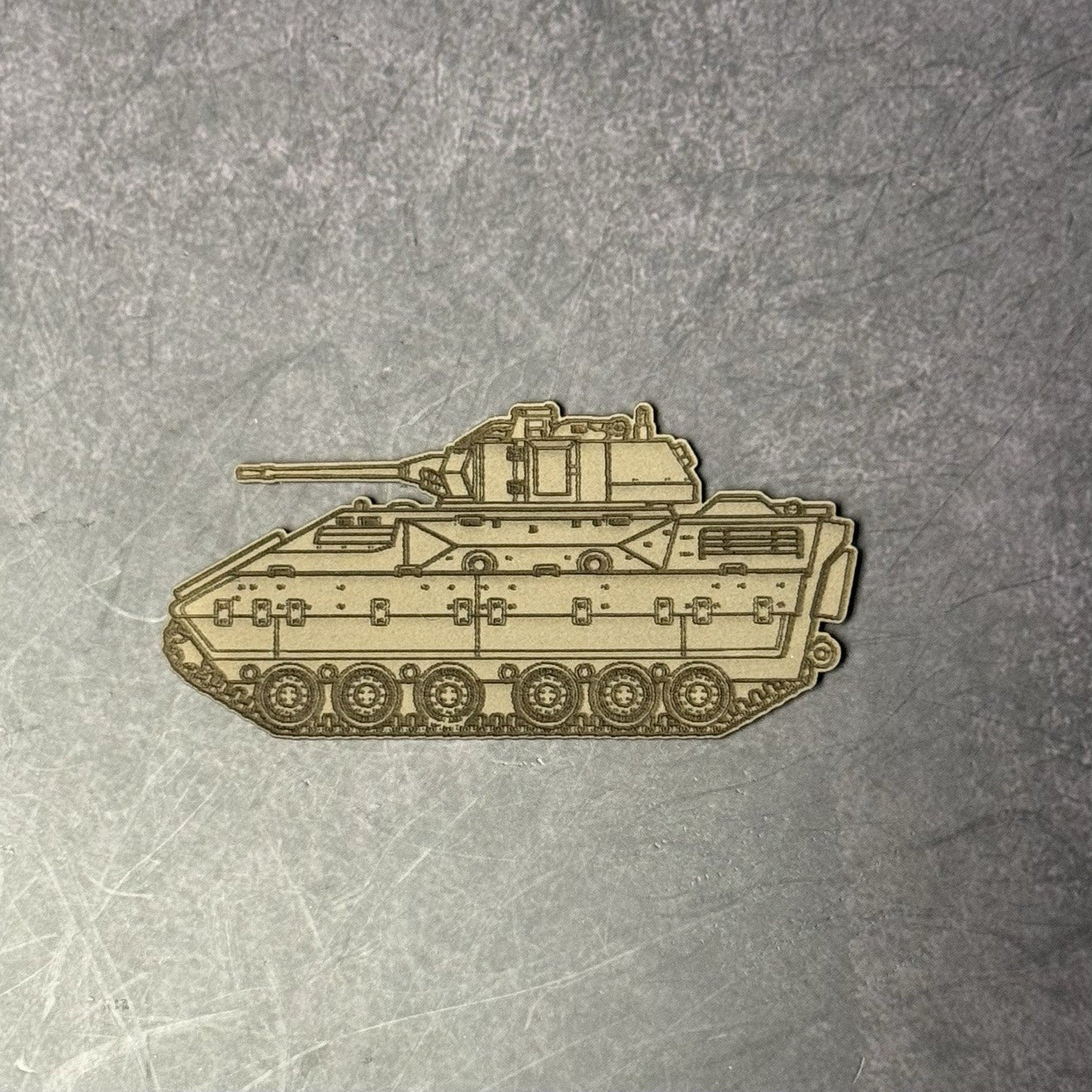 M2/M3 Bradley Fighting Vehicle Morale Patch – 1.4” x 3” Hook & Loop Tactical Patch | Made in USA - LoneStar Adhesive