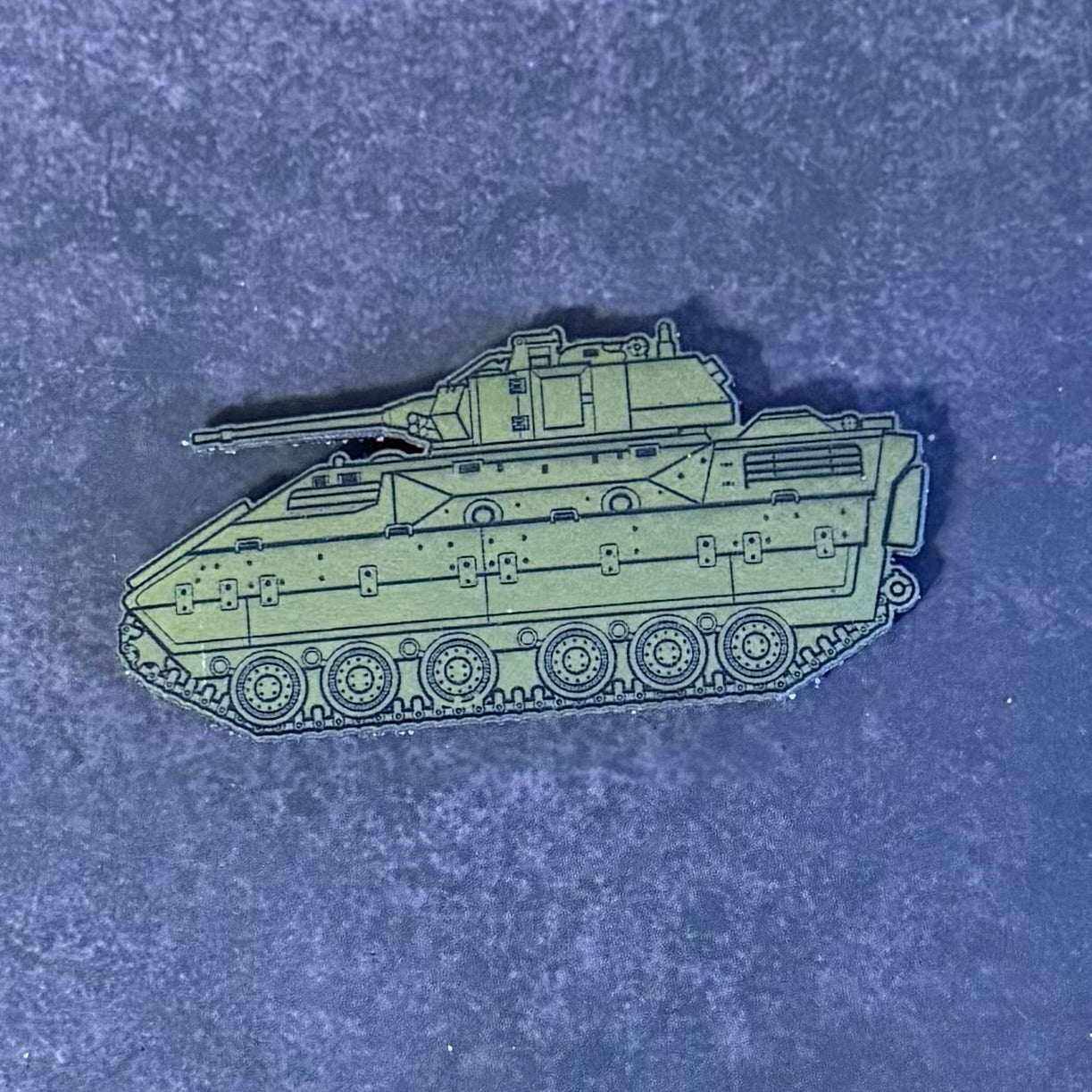 M2/M3 Bradley Fighting Vehicle Morale Patch – 1.4” x 3” Hook & Loop Tactical Patch | Made in USA - LoneStar Adhesive