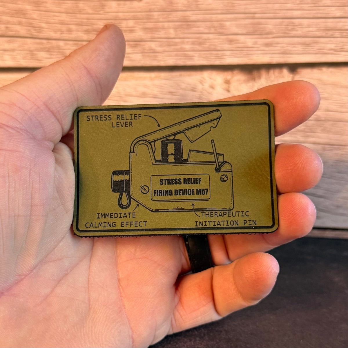 M57 Claymore Mine Clacker Funny Morale Patch, 2x3" | Made in USA | VELCRO® Brand Hook Backing - #LoneStar Adhesive#