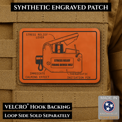 M57 Claymore Mine Clacker Funny Morale Patch, 2x3" | Made in USA | VELCRO® Brand Hook Backing - #LoneStar Adhesive#