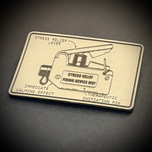 M57 Claymore Mine Clacker Laser Engraved Morale Patch, 2x3" | VELCRO® Brand Hook Backing - #LoneStar Adhesive#