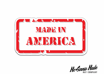 "Made in America Stamp" UV Printed Patches - LoneStar Adhesive
