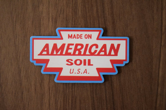 "Made on American Soil" UV Printed Patches - LoneStar Adhesive