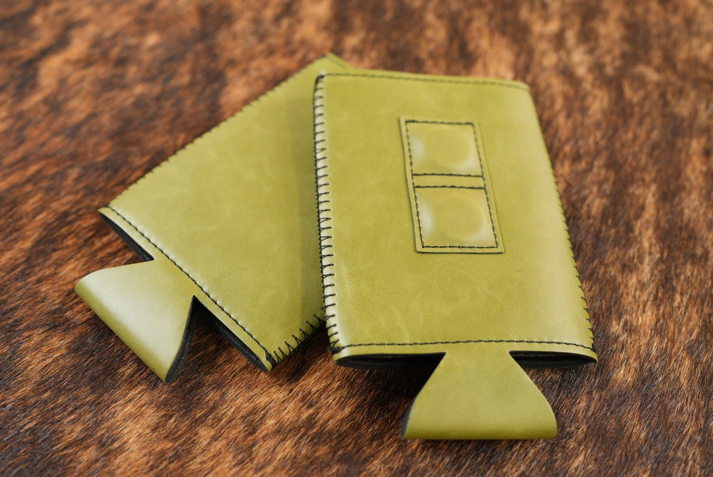 Magnetic SLIM Can Dusters: Premium Leatherette® (5 pack) - LoneStar Adhesive