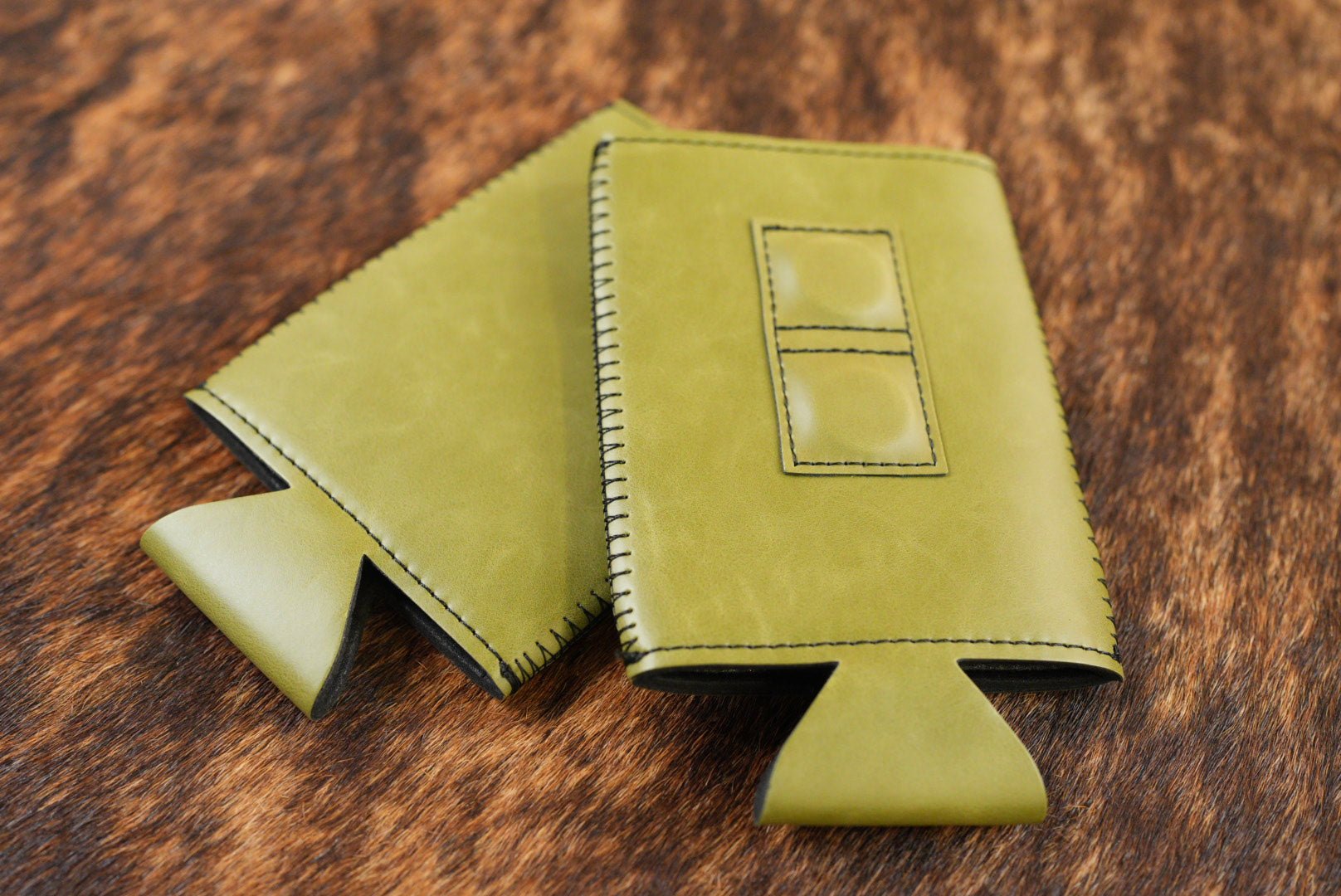 Magnetic SLIM Can Dusters: Premium Leatherette® (5 pack) - LoneStar Adhesive