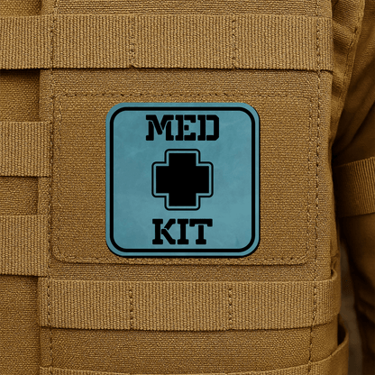 MED KIT IFAK Pouch Identification Patch 2"x2" Hook & Loop | Made in USA - LoneStar Adhesive