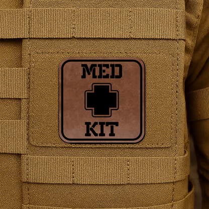 MED KIT IFAK Pouch Identification Patch 2"x2" Hook & Loop | Made in USA - LoneStar Adhesive