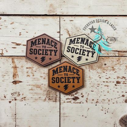 Menace to Society Leather Patch
