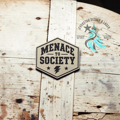 Menace to Society Leather Patch