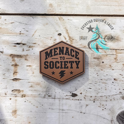 Menace to Society Leather Patch