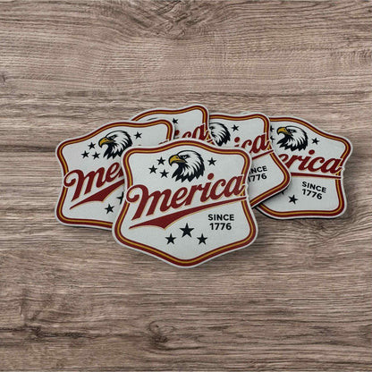 "Merica" Strong - UV Printed Patch - LoneStar Adhesive