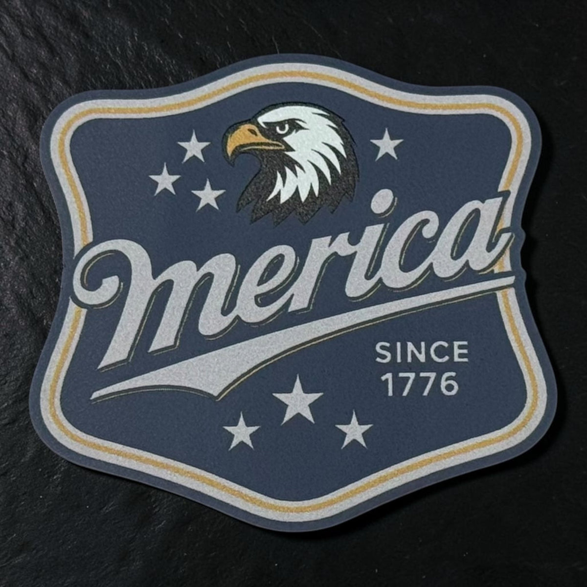 'Merica - UV Printed Patch - LoneStar Adhesive