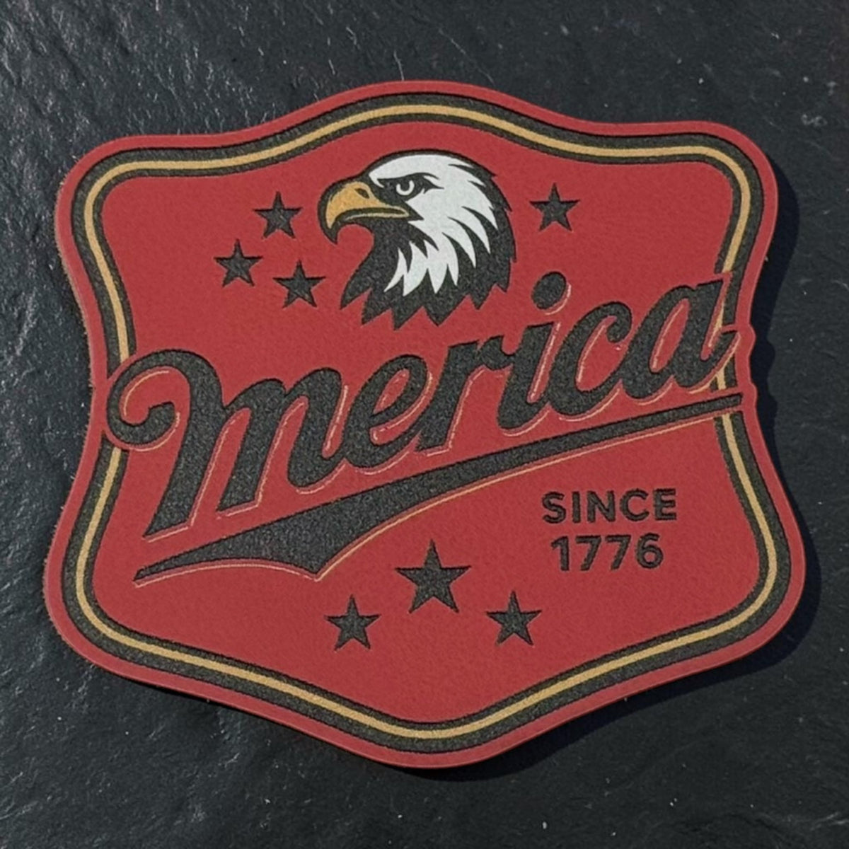 'Merica - UV Printed Patch - LoneStar Adhesive