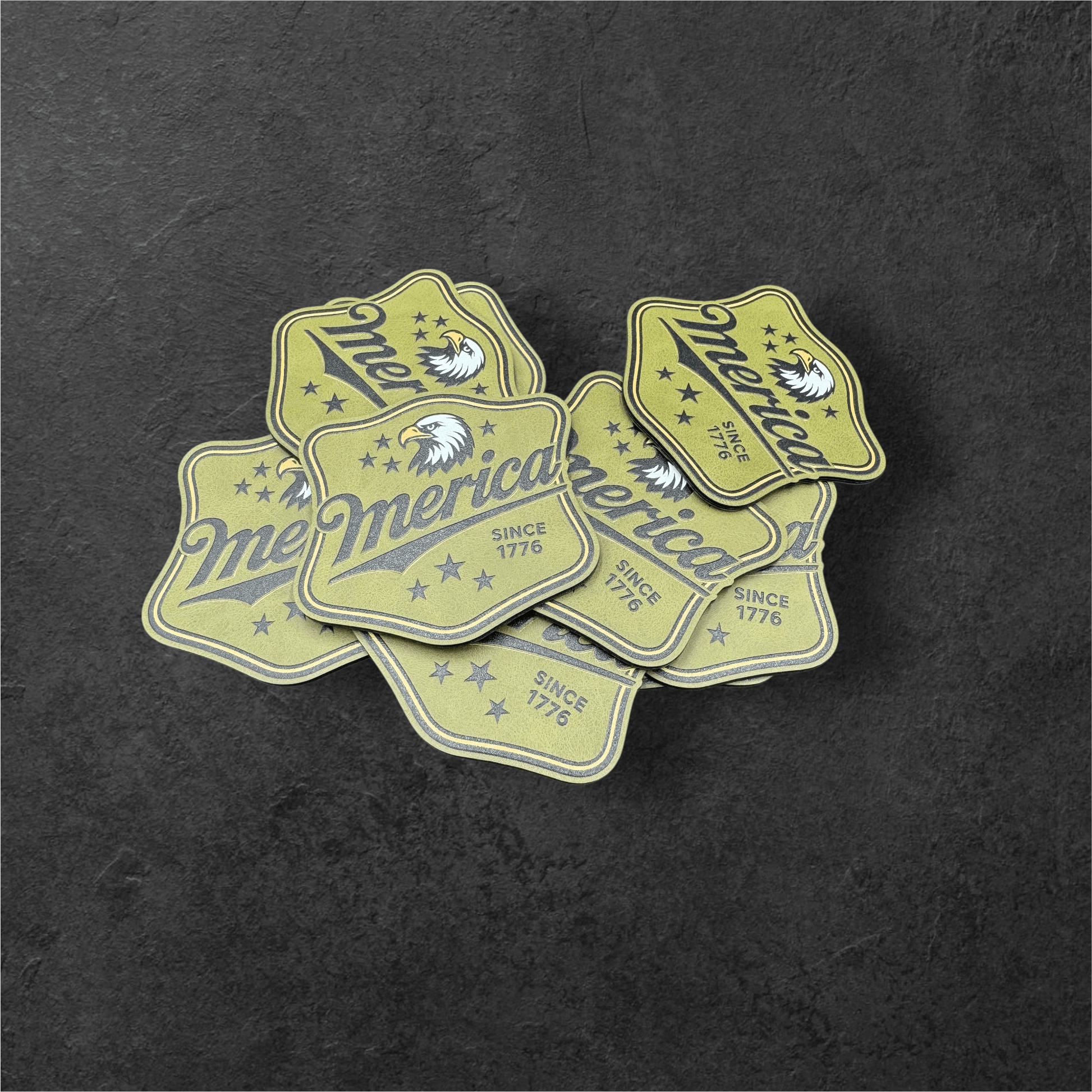 'Merica - UV Printed Patch - LoneStar Adhesive