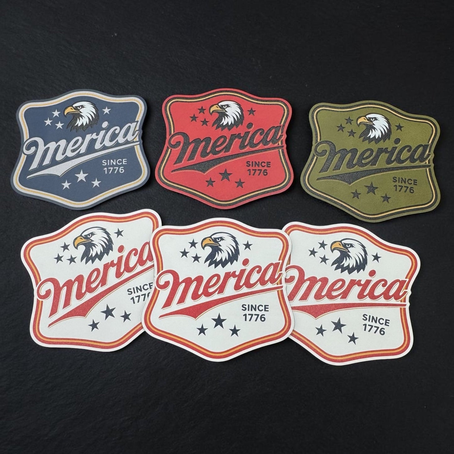 'Merica - UV Printed Patch - LoneStar Adhesive