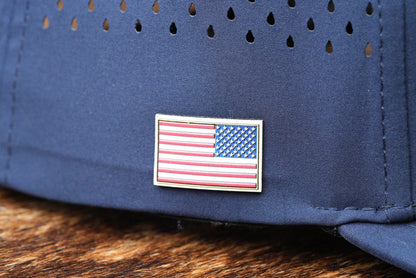 Mini American Flag Hat Patches – 1" x 5/8" (Pack of 10) - LoneStar Adhesive