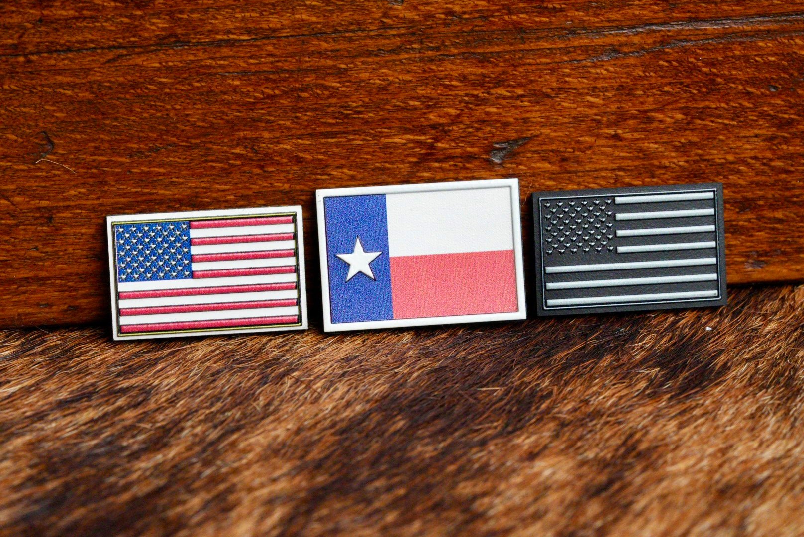 Mini Side Placement Flag Patches – 1" x 5/8" (Pack of 10) - LoneStar Adhesive