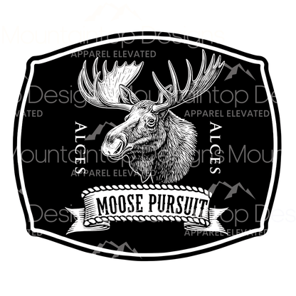 Moose Pursuit SVG - LoneStar Adhesive