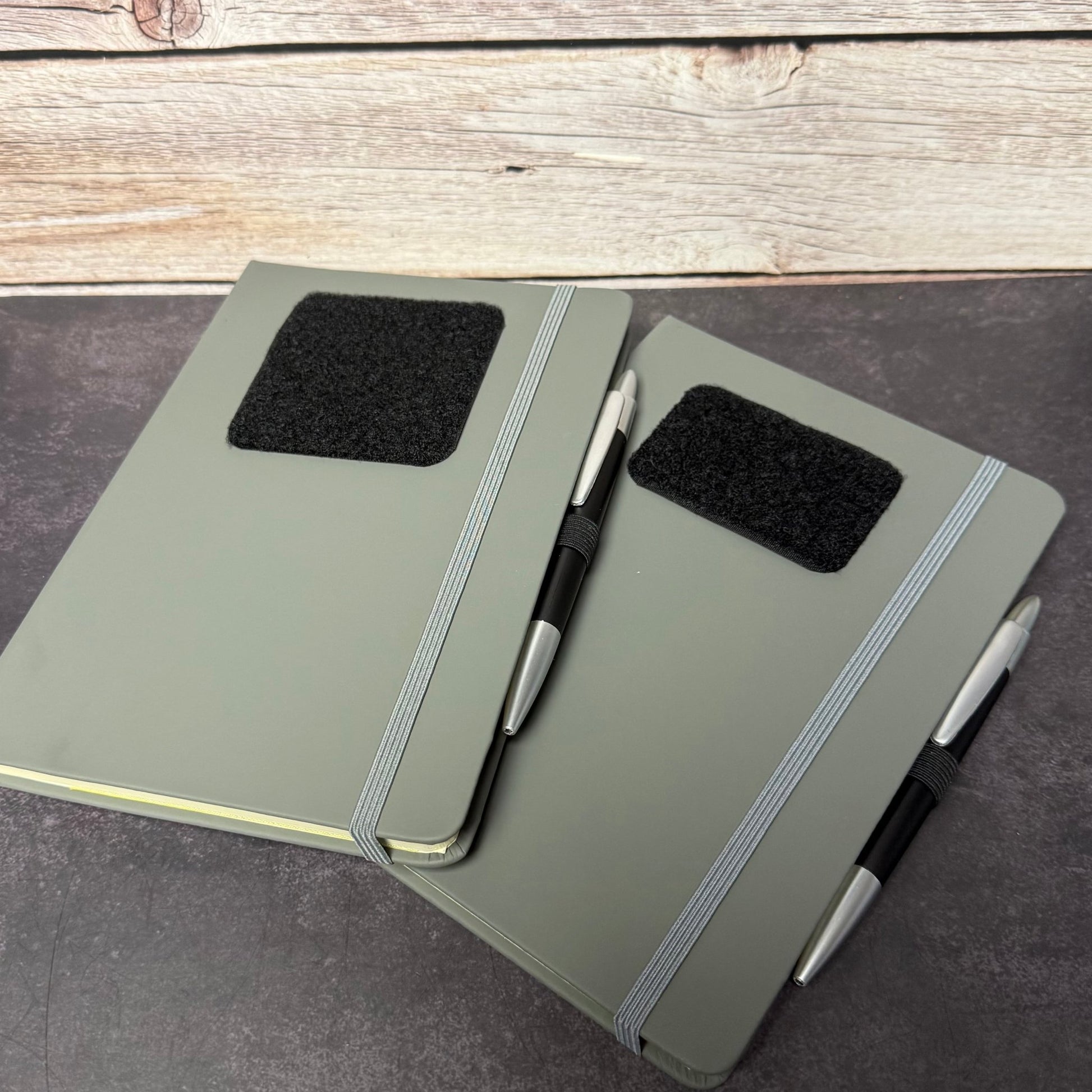 Morale Patch A5 Note Book with 2x3" or 3x3" Loop Side Front Panel Customizable Log or Range Book - LoneStar Adhesive