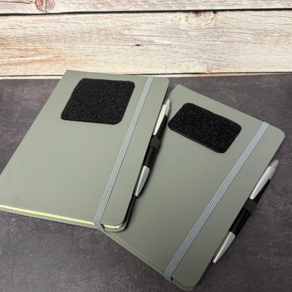 Morale Patch A5 Note Book with 2x3" or 3x3" Loop Side Front Panel Customizable Log or Range Book - LoneStar Adhesive