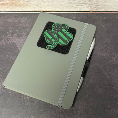 Morale Patch A5 Note Book with 2x3" or 3x3" Loop Side Front Panel Customizable Log or Range Book - LoneStar Adhesive
