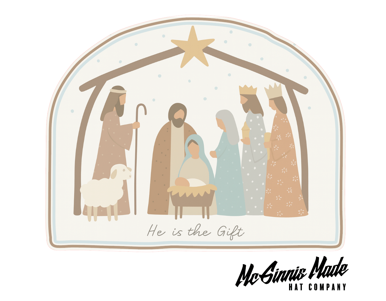 Nativity Scene UV Printed Patches - LoneStar Adhesive