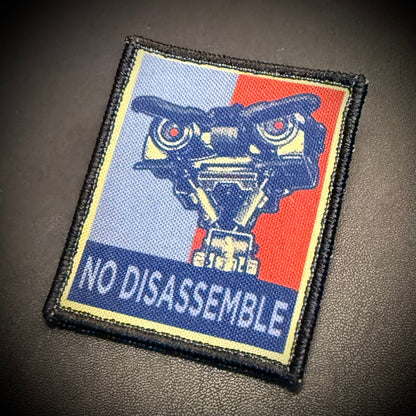 No Disassemble Funny Printed Morale Patch, 2x3" | VELCRO® Brand Hook Backing - #LoneStar Adhesive#