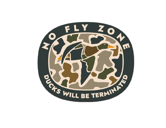 "No Fly Zone" UV Printed Patches - LoneStar Adhesive