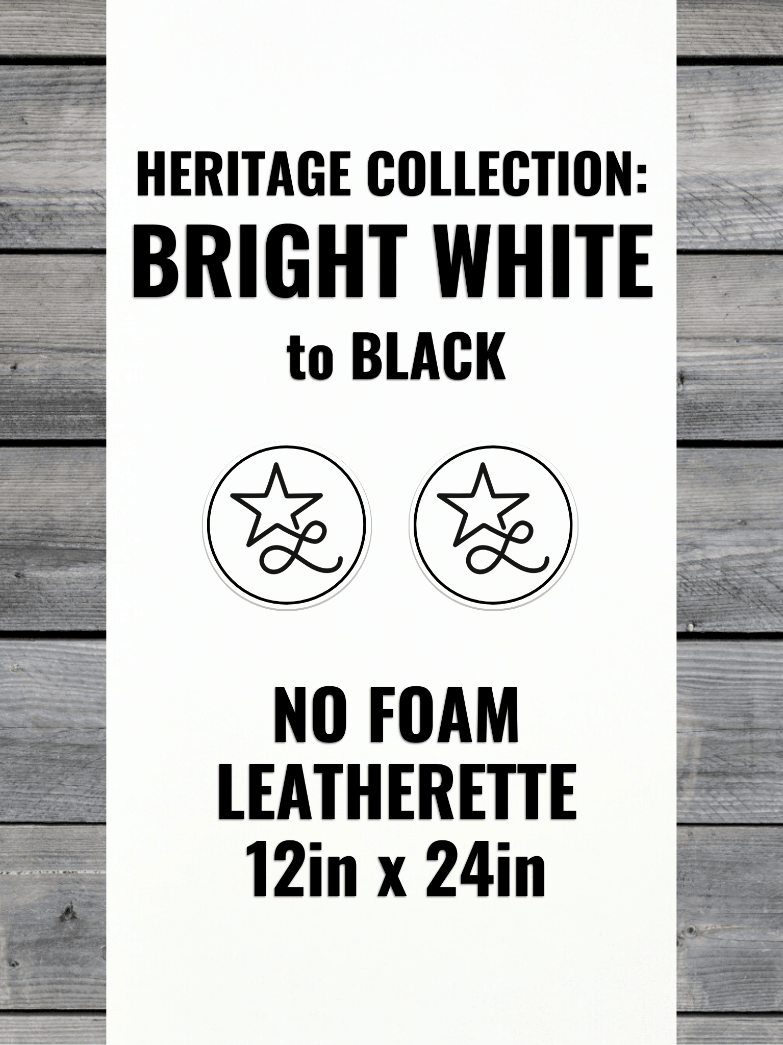 Premium Leatherette Sheets Heritage Bright White/ Black – No Foam Durra ...