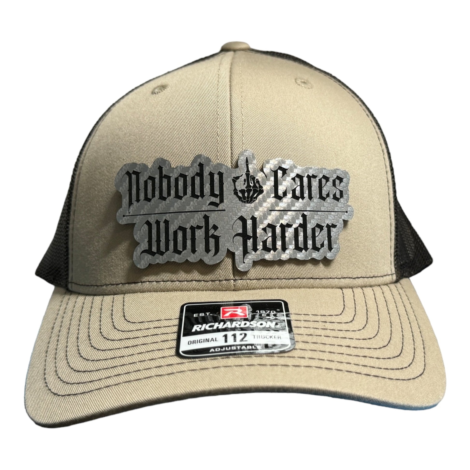 Nobody Cares/Work Harder Acrylic Patch - #LoneStar Adhesive#