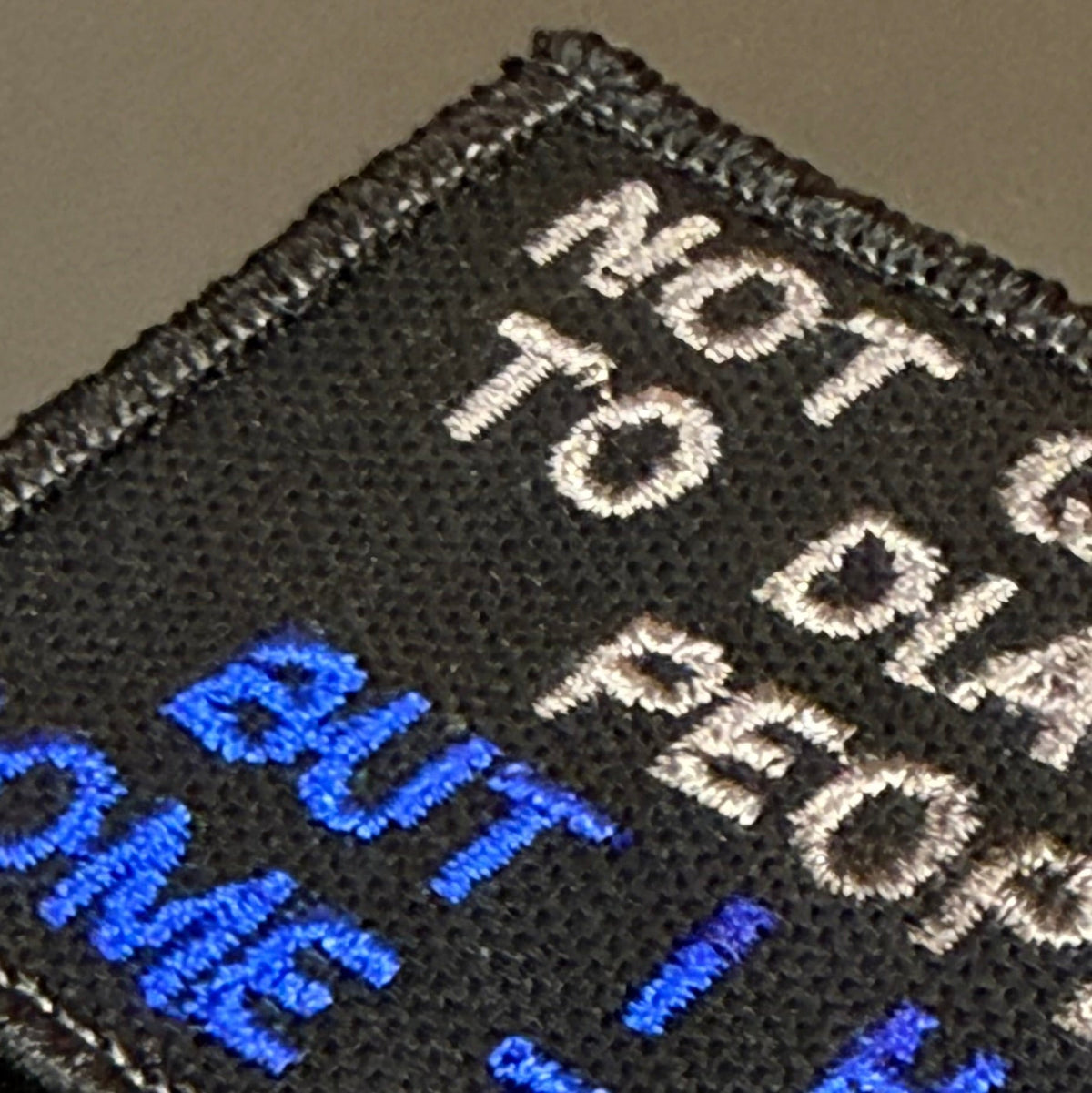 Not Qualified to Diagnose People, But I Have Theories Funny Morale Patch, 2x3" | Made in USA | VELCRO® Brand Hook Backing - LoneStar Adhesive