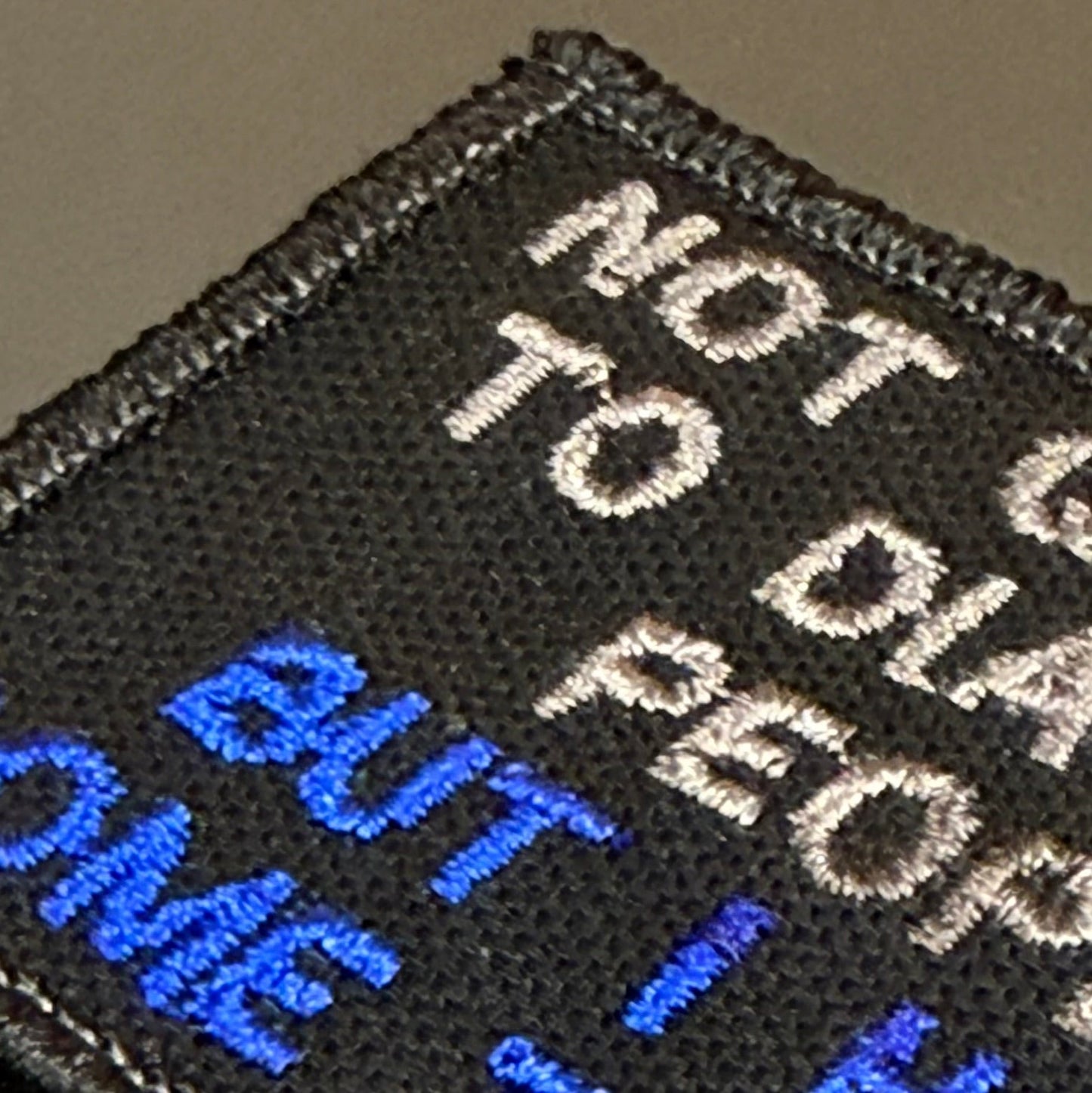 Not Qualified to Diagnose People, But I Have Theories Funny Morale Patch, 2x3" | Made in USA | VELCRO® Brand Hook Backing - LoneStar Adhesive