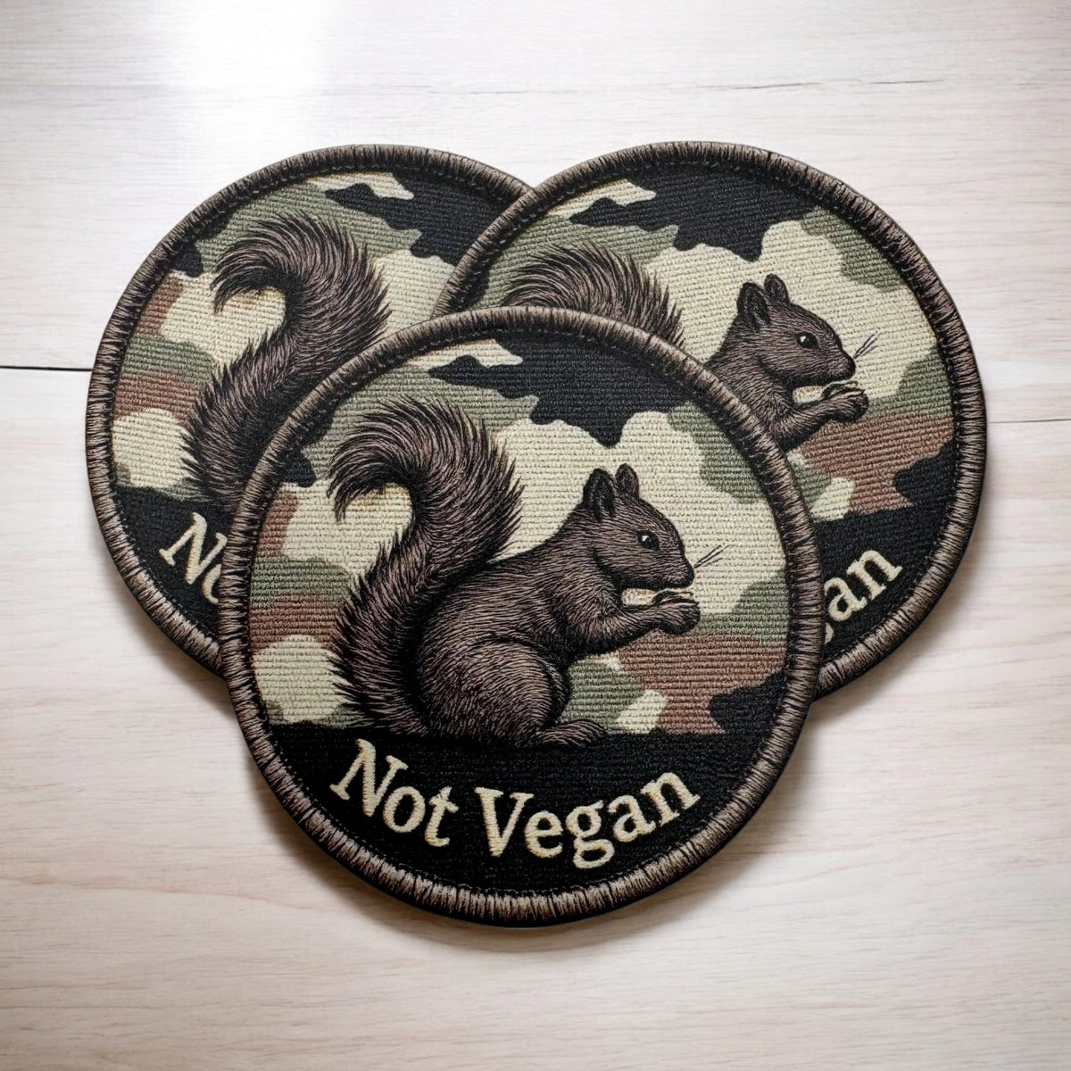 Not Vegan - UV Printed Patch - LoneStar Adhesive